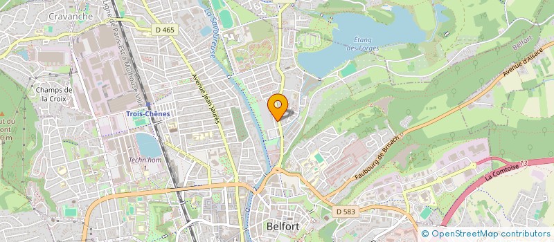 localisation de l'entreprise MONSIEUR DORIAN STELLA  BELFORT
