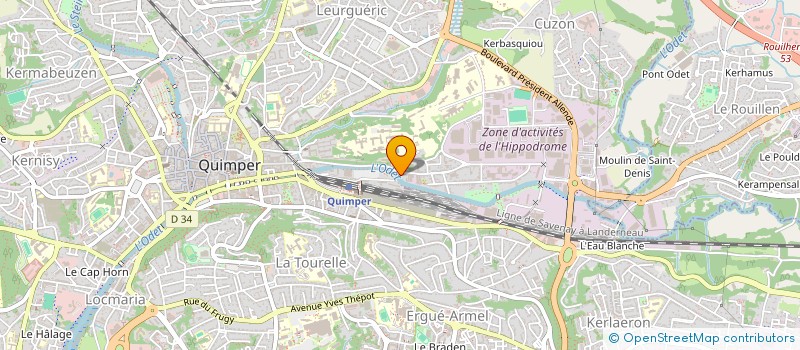 localisation de l'entreprise MONSIEUR DORIAN TAIPI à QUIMPER