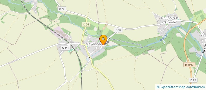 localisation de l'entreprise MONSIEUR DORIAN TAUPIN  MOYENNEVILLE