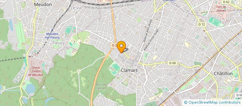 localisation de l'entreprise MONSIEUR DORIAN THERY à CLAMART