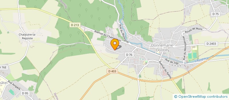 localisation de l'entreprise MONSIEUR DORIAN TIMELLI  DONNEMARIE-DONTILLY