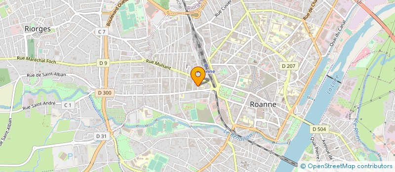 localisation de l'entreprise MONSIEUR DORIAN TOUZET  ROANNE