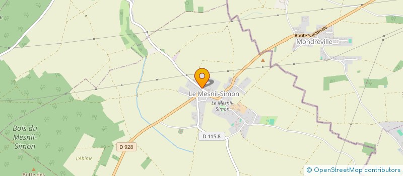 localisation de l'entreprise MONSIEUR DORIAN VAUTIER à LE MESNIL-SIMON