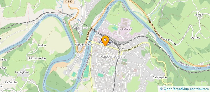 localisation de l'entreprise MONSIEUR DORIAN VERDUN  CAPDENAC-GARE