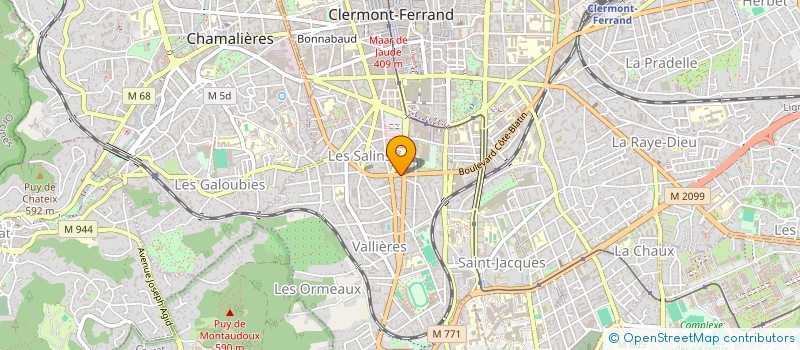 localisation de l'entreprise MONSIEUR DORIAN VIDAL  CLERMONT-FERRAND