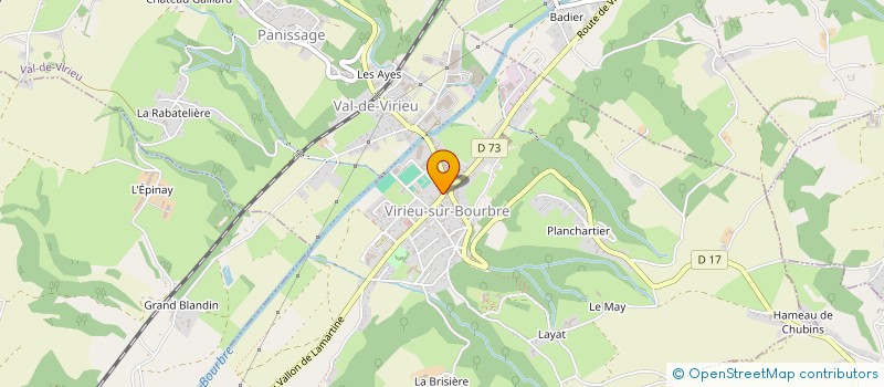 localisation de l'entreprise MONSIEUR DORIAN VIEL  VAL-DE-VIRIEU