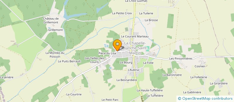 localisation de l'entreprise MONSIEUR DORIAN VILLAUME  LA CHAPELLE-BLANCHE-SAINT-MARTIN