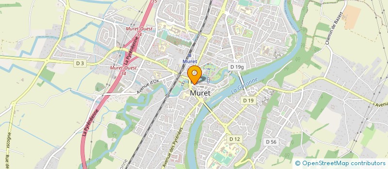 localisation de l'entreprise MONSIEUR DORIAN VIVIES  MURET