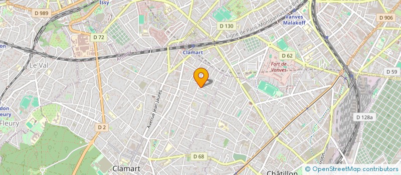 localisation de l'entreprise MONSIEUR DORIAN VUILLET à CLAMART