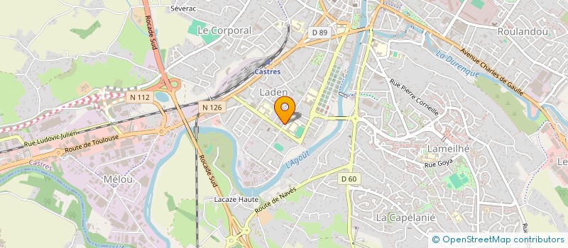 localisation de l'entreprise MONSIEUR DORIAN ZEGHBAB  CASTRES