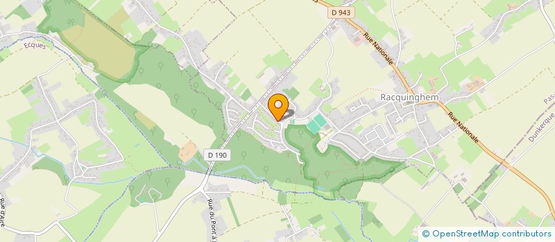 localisation de l'entreprise MONSIEUR DORIAN ZEROUAL  RACQUINGHEM