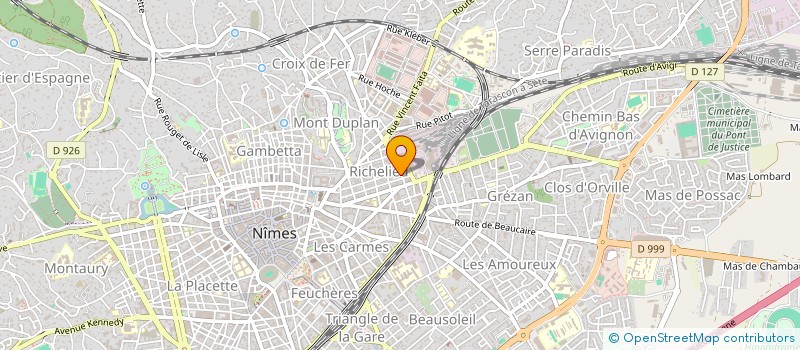 localisation de l'entreprise MONSIEUR DORIAND CELLIER  NIMES