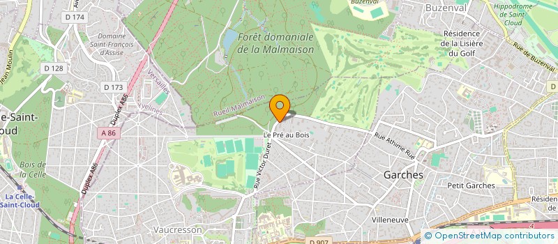 localisation de l'entreprise MONSIEUR DORIANE ALLOUCHE à VAUCRESSON