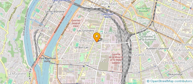 localisation de l'entreprise MONSIEUR DORIANE DEBBECH  LYON