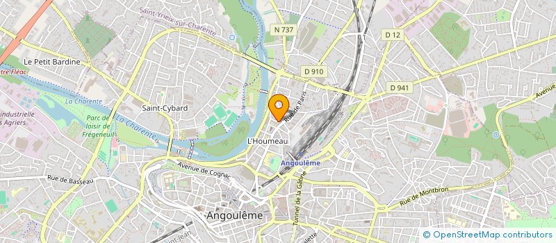 localisation de l'entreprise MONSIEUR DORIANE FARGEAS à ANGOULEME