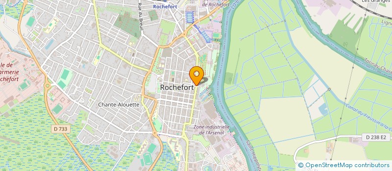 localisation de l'entreprise MONSIEUR DORIANN MARCHINI  ROCHEFORT