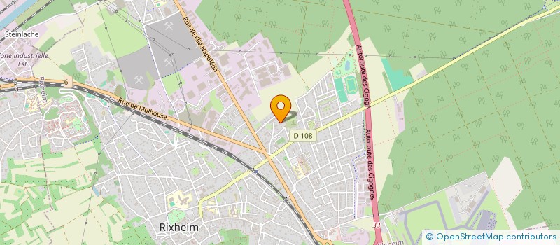 localisation de l'entreprise MONSIEUR DORIANO PETACCHI  RIXHEIM