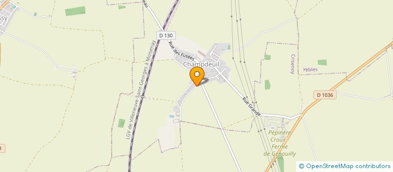 localisation de l'entreprise MONSIEUR DORIANY LOULENDO  CHAMPDEUIL