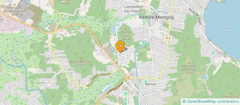 localisation de l'entreprise MONSIEUR DORIEDISON PINHEIRO ALVES à REMIRE-MONTJOLY