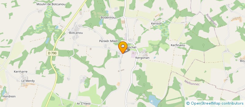 localisation de l'entreprise MONSIEUR DORIG LE  MAUX  GLOMEL