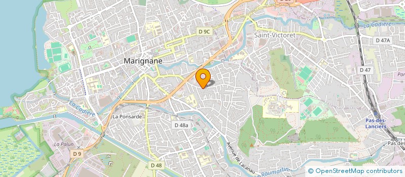 localisation de l'entreprise MONSIEUR DORIJAN VULETA  MARIGNANE