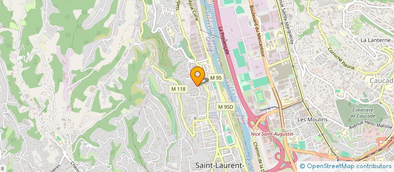 localisation de l'entreprise MONSIEUR DORIN AVERESCU  SAINT-LAURENT-DU-VAR