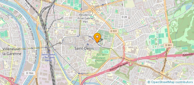 localisation de l'entreprise MONSIEUR DORIN DURA à SAINT-DENIS