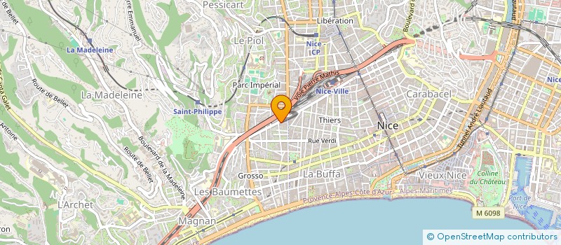 localisation de l'entreprise MONSIEUR DORIN LUNGU à NICE