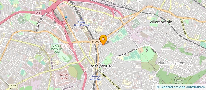 localisation de l'entreprise MONSIEUR DORIN MURESAN à ROSNY-SOUS-BOIS