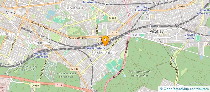localisation de l'entreprise MONSIEUR DORIN PATRASCU à VERSAILLES