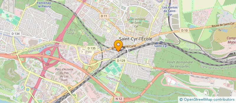 localisation de l'entreprise MONSIEUR DORIN PERJUN  SAINT-CYR-L'ECOLE