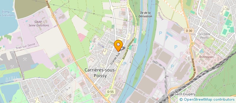 localisation de l'entreprise MONSIEUR DORIN PLOAIE  CARRIERES-SOUS-POISSY