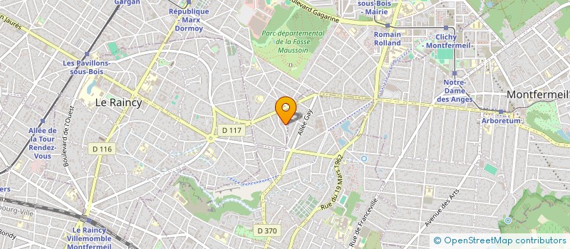 localisation de l'entreprise MONSIEUR DORIN RANGU  CLICHY-SOUS-BOIS