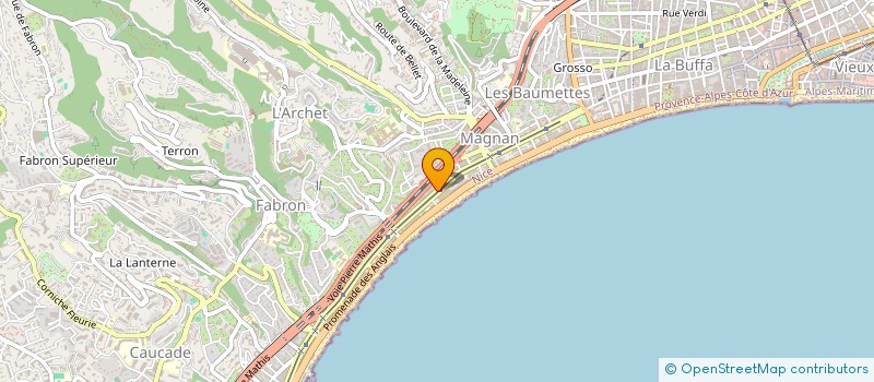 localisation de l'entreprise MONSIEUR DORIN TARPAN  NICE