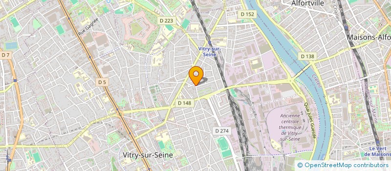 localisation de l'entreprise MONSIEUR DORIN URSU à VITRY-SUR-SEINE