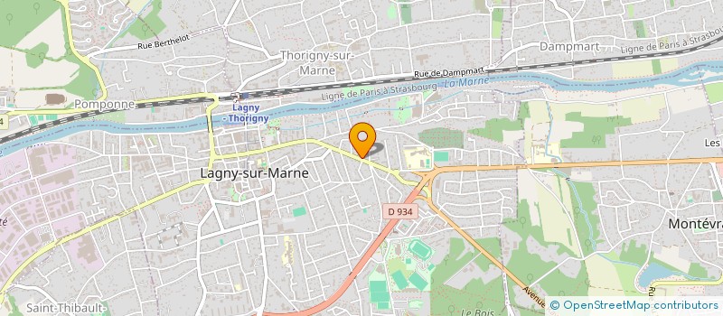 localisation de l'entreprise MONSIEUR DORIN VERES  LAGNY-SUR-MARNE