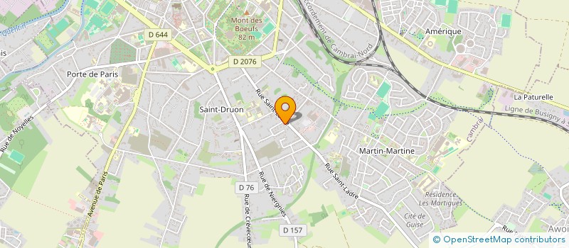 localisation de l'entreprise MONSIEUR DORIN-VICTOR LES  CAMBRAI