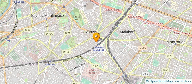 localisation de l'entreprise MONSIEUR DORINEL FAJE à VANVES