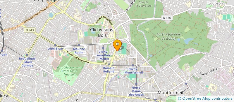 localisation de l'entreprise MONSIEUR DORIS LANDA KAYAMENE à CLICHY-SOUS-BOIS