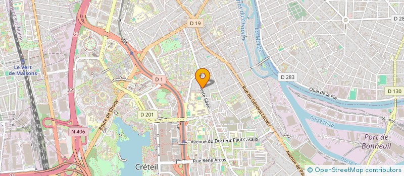 localisation de l'entreprise MONSIEUR DORO DOUCOURE  CRETEIL