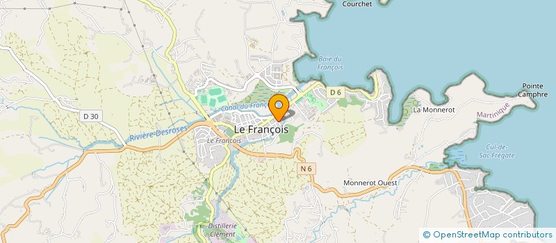 localisation de l'entreprise MONSIEUR DOROTHE THIMON  LE FRANCOIS