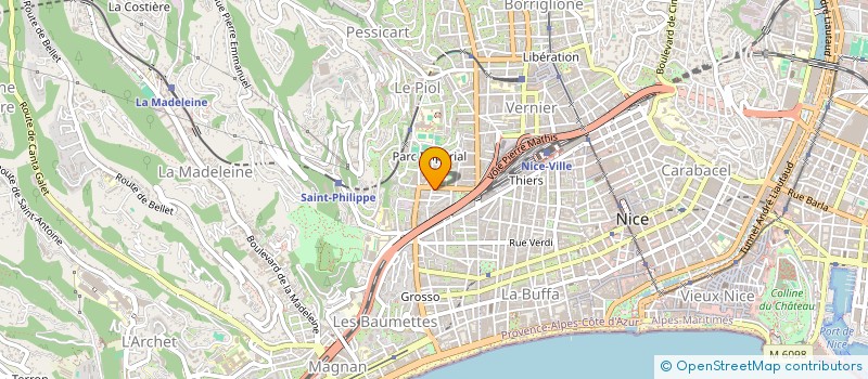 localisation de l'entreprise MONSIEUR DORU BOT à NICE