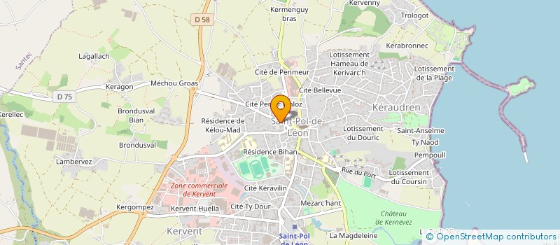 localisation de l'entreprise MONSIEUR DORU CALIN  SAINT-POL-DE-LEON