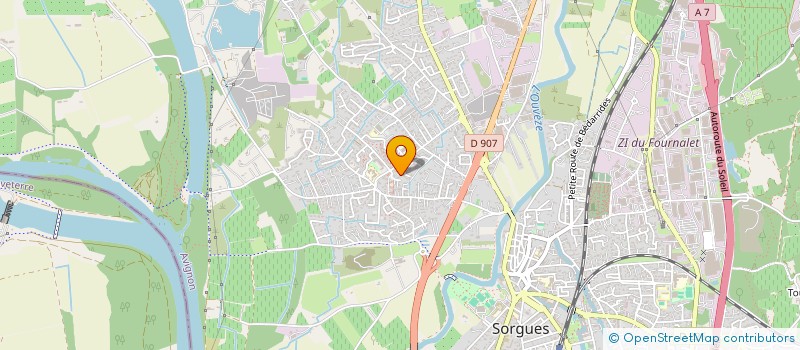 localisation de l'entreprise MONSIEUR DORU CONDRUZ à SORGUES