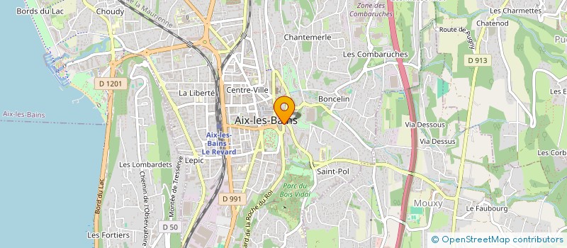 localisation de l'entreprise MONSIEUR DORU DRAGAN  AIX-LES-BAINS