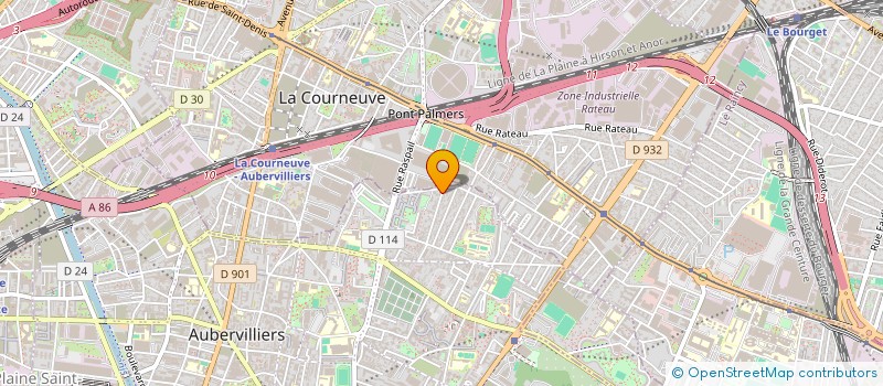 localisation de l'entreprise MONSIEUR DORU ISTUDOR  AUBERVILLIERS