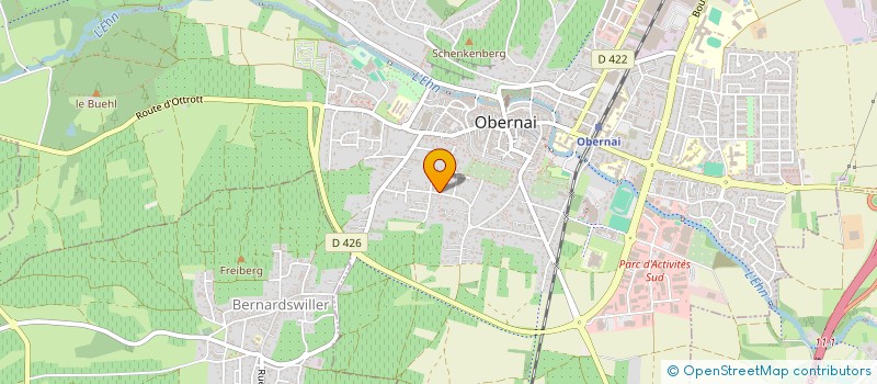 localisation de l'entreprise MONSIEUR DORU-MARIUS PERSINARU  OBERNAI