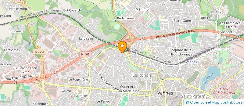 localisation de l'entreprise MONSIEUR DORVAL LE PABIC à VANNES