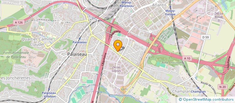 localisation de l'entreprise MONSIEUR DORY MERHY  PALAISEAU