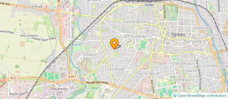 localisation de l'entreprise MONSIEUR DORYAN ALESSANDRIN  TARBES